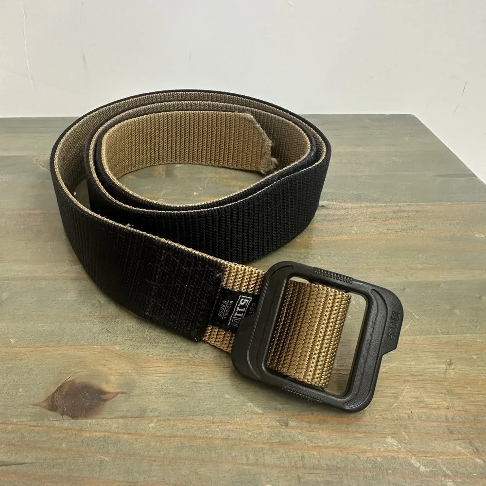 5.11 Double Duty Belt Reversible Black Brown /Gold 1.5